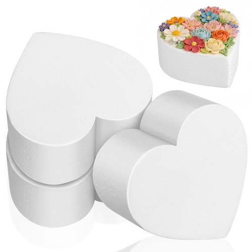 Pcs heart shaped foam cake - 3,