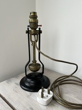 Antique Gimbal Brass And Cast