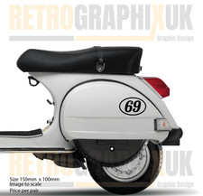 Race Number Oval Stickers