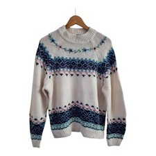 62 east vtg knit jumper sz L uk 12 see description  Floral