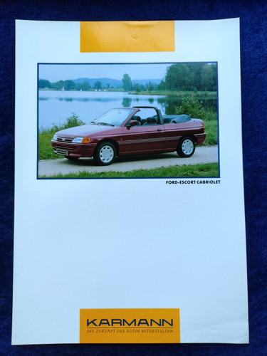 Escort convertible - vw,