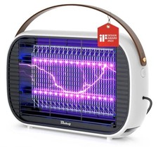 Buzbug MA015B Indoor LED Bug Zapper | Quiet UV Insect Killer | Plug-In Fly