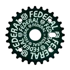 Federal Logo Solid BMX Sprocket - Black - 25t 28t