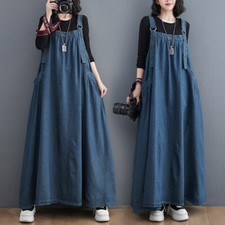 Women's Vintage Denim Pinafore