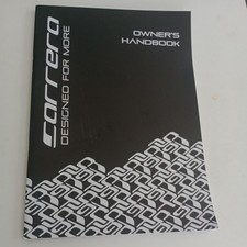 Carrera Bike Owner's Handbook