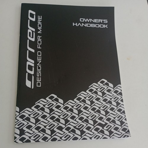 Carrera bike owner - bike, handbook