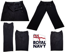 Royal Navy Trousers British Naval Uniform RN Dress Trousers Straight Leg 36"