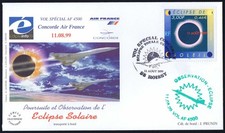 11.08.99 AF CONCORDE SPECIAL TOTAL SOLAR ECLIPSE FLT COVER_ROISSY_RARE