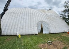 Large Inflatable Heavy Duty Lorry Cover  Arched Marquee