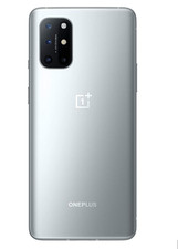 OnePlus 8T 5G Smartphone 128GB Silver 8GB SIM Free NFC Unlocked Mobile Very Good