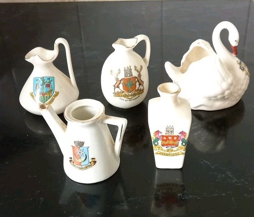 Crested china pieces 3 - china,