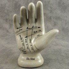 CERAMIC PALMISTRY HAND With