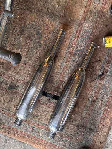 Triumph pre unit - unit, mufflers