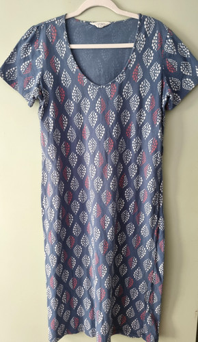 Nomads blue leaf print - nomads,
