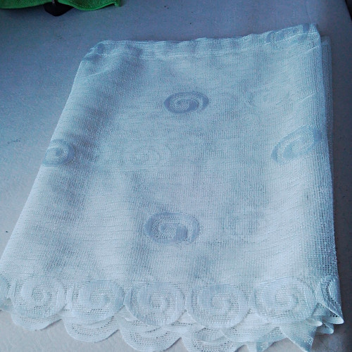Valance net curtain abstract - net,