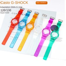 For Casio G-SHOCK Watch Band Set Replacement Clear Strap Case Multi-colored