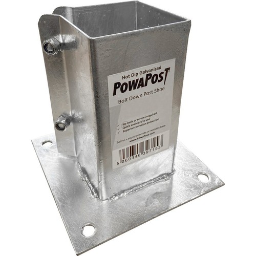 Powapost galvanised bolt - bolt, down