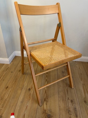 Vintage beech wooden folding - beech,