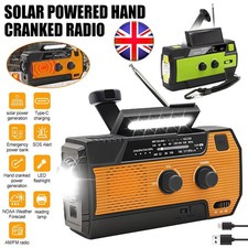 4000mAh Wind Up Solar Radio