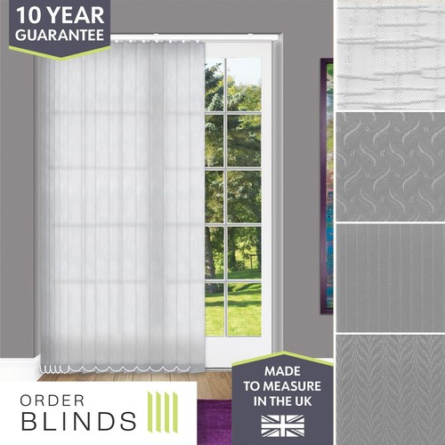 Grey vertical blinds complete - grey,
