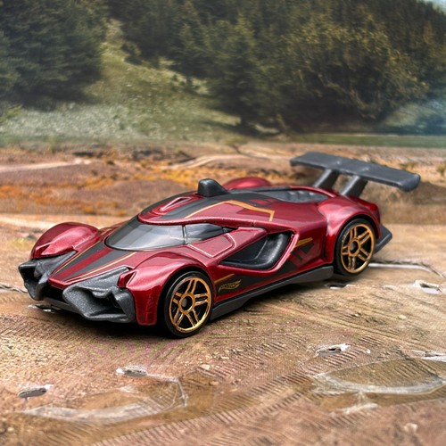Hot wheels mach speeder - wheels, red