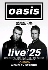 Oasis Live 2025 Wembley