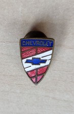 Vintage enamel Chevrolet Car buttonhole lapel badge