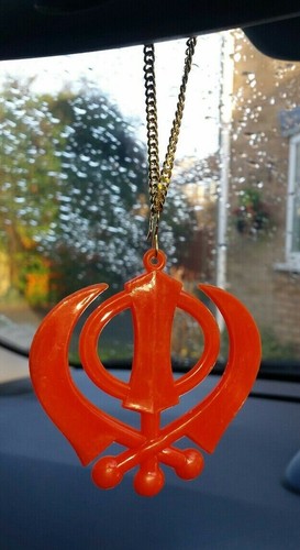 Large orange acrylic - , khanda