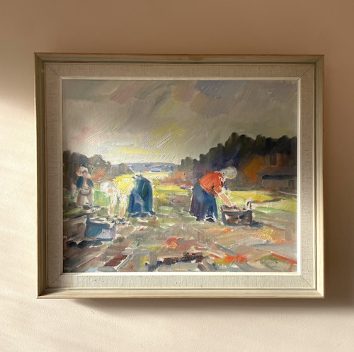 Vintage impressionist original - impressionist,