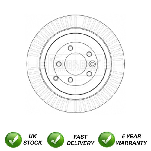 Brake disc rear sjr - sjr, fits