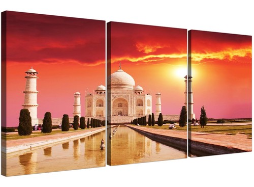 Large islamic taj mahal canvas - large,