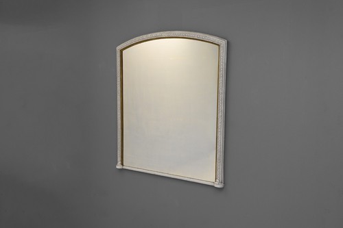 Large painted overmantel - large,