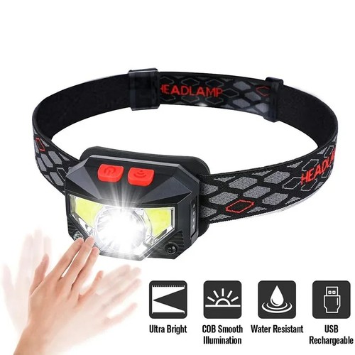 Led usb rechargeable head - usb,