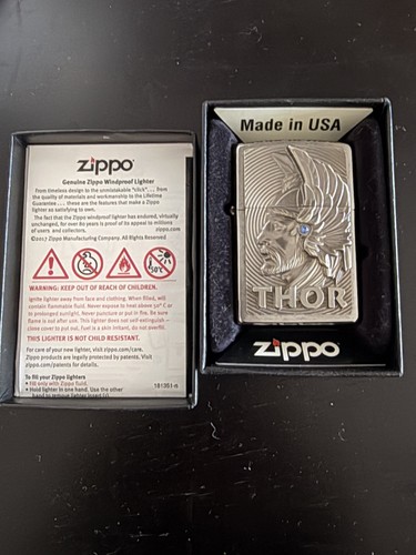 Zippo thor lighter limited - 3d,