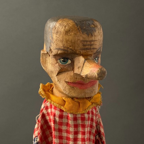 Pinocchio hand puppet early - pinocchio,