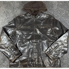 Mens Levi's Dark Brown Faux