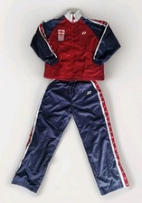 Yonex Teamwear Shell Suit Tracksuit Size M Unisex Preloved Rare Red Blue White
