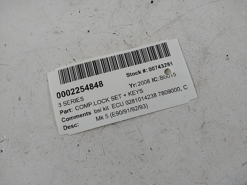 2008 bmw series ecu - 2008, bsi