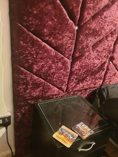 Head board burgundy 