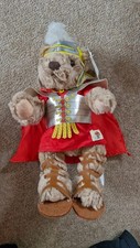 2004 Rome Hard Rock Cafe Collectable Roman Centurion Teddy Bear by Herrington