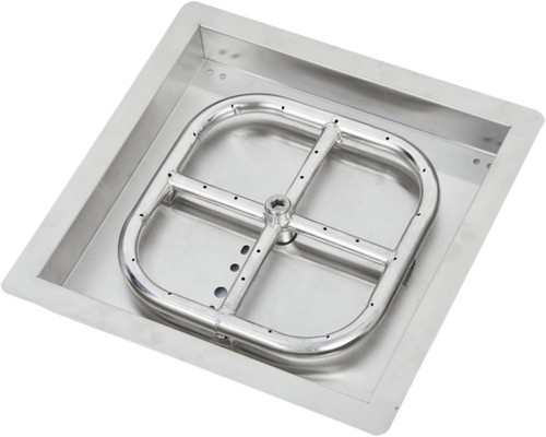 Metal drop fire pit pan - drop-in,