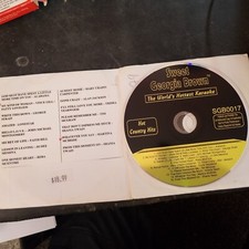 Karaoke cdg discs used SGB-0017 (Sweet Georgia Brown)  Hot Country Hits