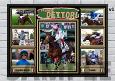 Frankie Dettori Horse Racing legend /Memorabilia/Collectable/gift signed #279