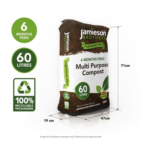 Multi purpose compost 60l 6 - -,