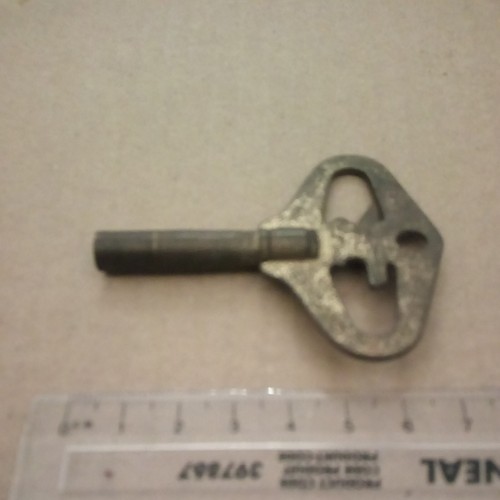 Old clock winding key - old,