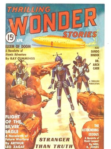 Science fiction comic book - science,