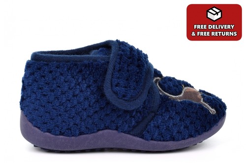 Boys touch fastening slippers - boys,