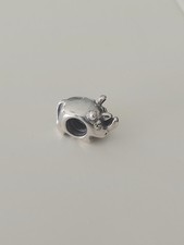 Genuine Pandora Silver Rhino Charm 790252 Retired Rare
