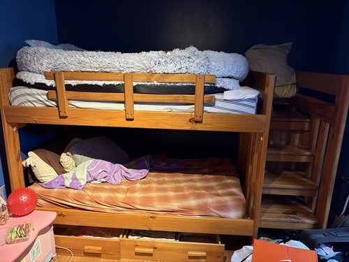 Solid oak twin - solid, bed