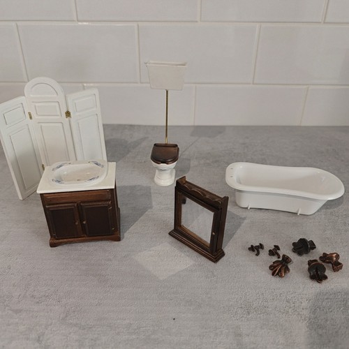 Vintage scale dolls house - vintage, 1:12